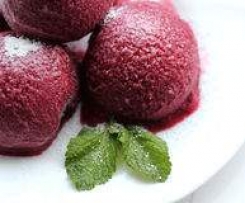 Beerensorbet