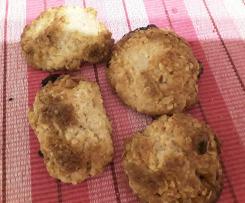 Kokos-Hafer-Kekse - Fructosefrei, fructosearm