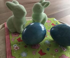 Blaue Ostereier