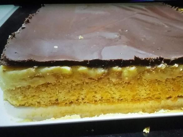 Schoko-Vanillepudding-Kuchen wie vom Bäcker