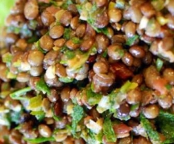 Puy - Salade originale de France ( Französischer Linsensalat aus der Auvergne)