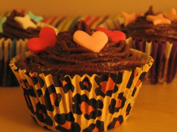 Schokoladen-Cupcakes