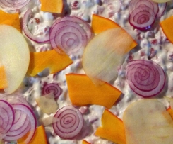 Kürbis-Apfel-Flammkuchen