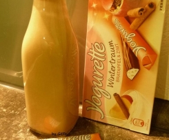 Wintertraum (Sahnelikör mit Bratapfel Yogurette)