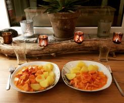 Würstchengulasch mit Kartoffeln