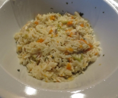 Hühnerfrikassee mit Spargelstücken