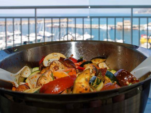 Mediterranes Gemüse Art Antipasti