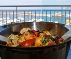 Mediterranes Gemüse Art Antipasti