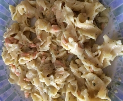 Pasta mit Räucherlachs Soße (auch WW) 11 PP