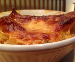 Variation Nudel-Schinken-Gratin