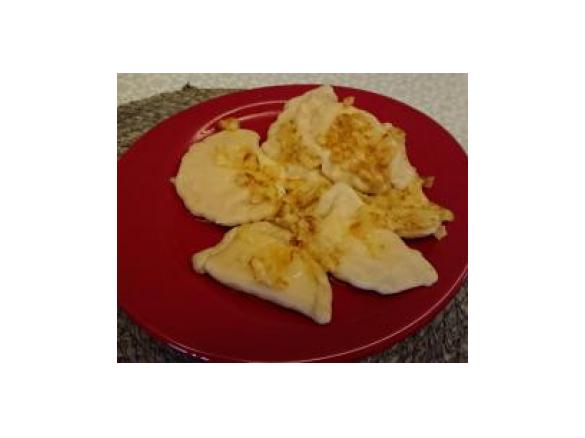 Piroggen mit Kartoffelfüllung