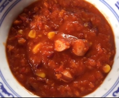 Kinderfreundliches Chili ohne Schärfe