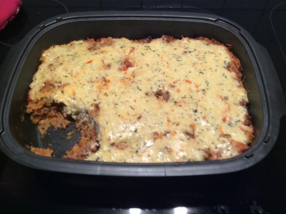 Hackfleisch-Reis-Auflauf