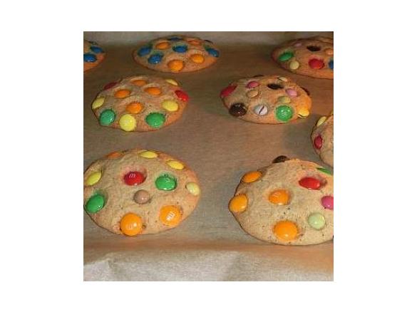 Smartie m&m Cookies