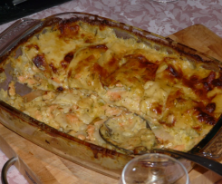 KOHLRABI-RÄUCHERLACHS-LASAGNE