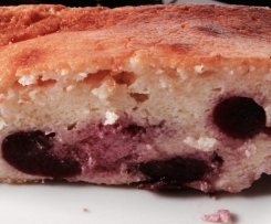 Kirsch Käsekuchen ohne Boden 