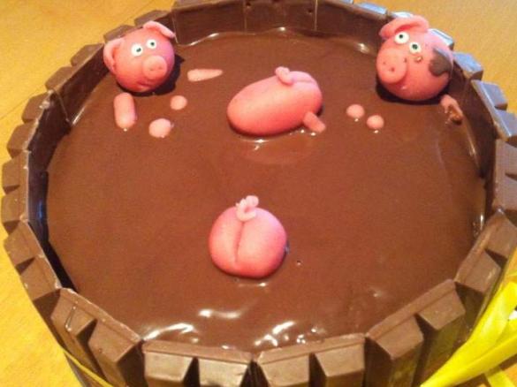 Variation von Möhrenkuchen, schwedisch (Schweinebad)