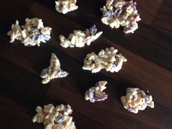 weiße Schoki Knusperchen