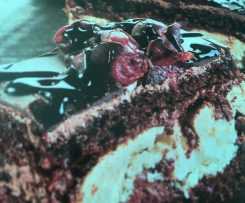 Kirschkuchen mit Baiser-Füllung