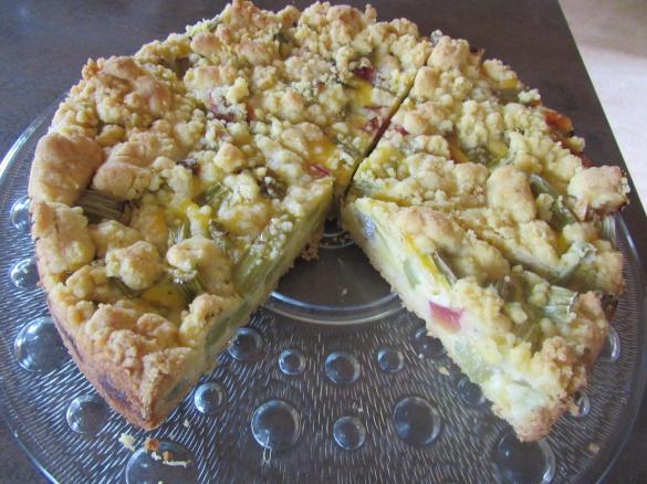 Rhabarber-Streuselkuchen sehr lecker