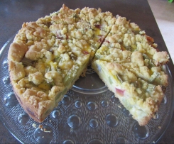 Rhabarber-Streuselkuchen sehr lecker