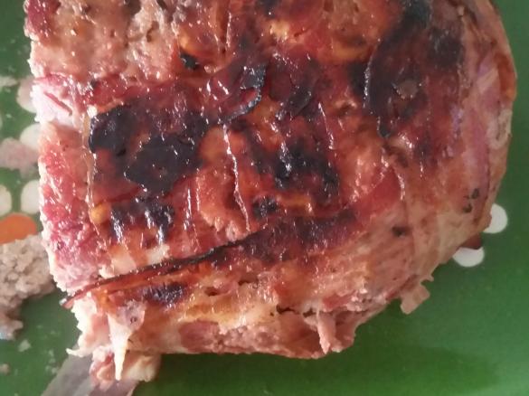 Hackbraten im Speckmantel