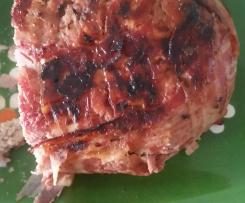 Hackbraten im Speckmantel