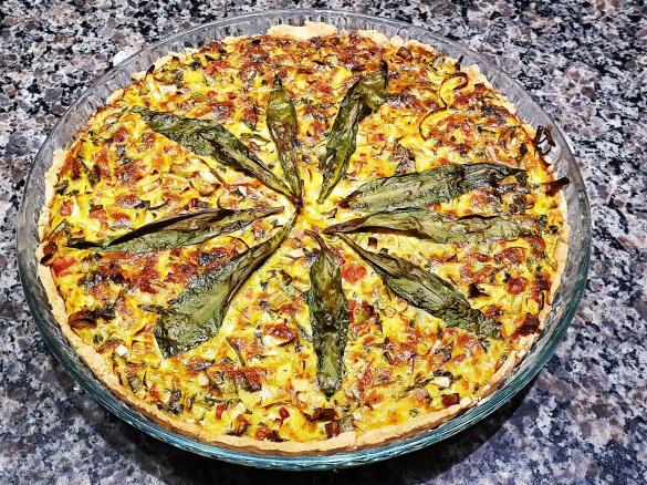 Bärlauch-Porree-Tarte