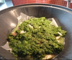 gefrorener Fisch-Spinat im Varoma