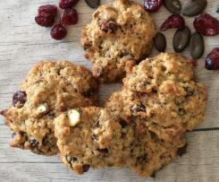 Low Fat Studentenfutter Cookies