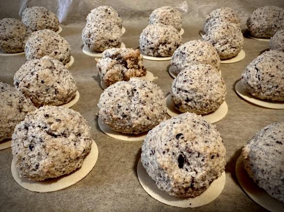 Saftige Haselnussmakronen