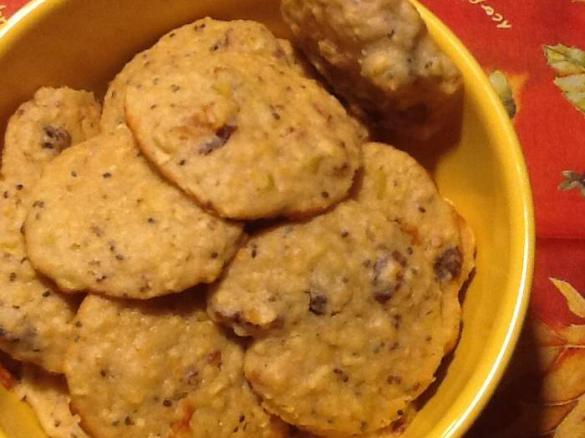 WEICHE APFEL/CRANBERRY HÄUFCHEN MIT CHIASAMEN