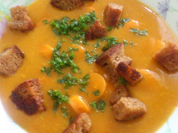 Kürbis-Kartoffel-Suppe