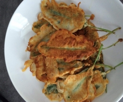 frittierte Salbeiblätter Salbeiküchlein