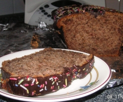 Bananen-Walnuss-Kuchen mit Rum