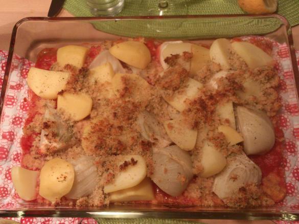 Finocchi al forno (Überbackener Fenchel)