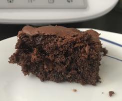 Schokoladenblechkuchen sehr beliebt