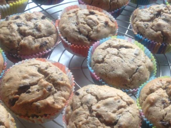 Erdnussbutter-Schoko-Muffins