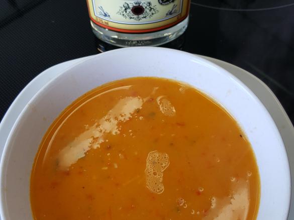 Gerrys Chilicremesuppe a la Nonna mit Gin