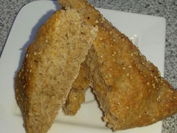 Dinkel-Weizen Focaccia (Fladenbrot)