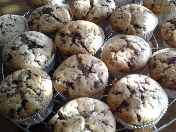 Schoko-Vanille Muffins