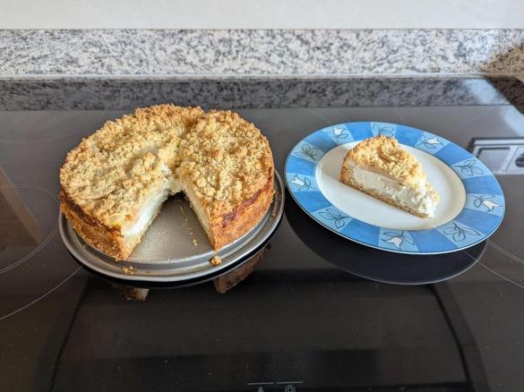 Bananen-Apfel-Quarkkuchen