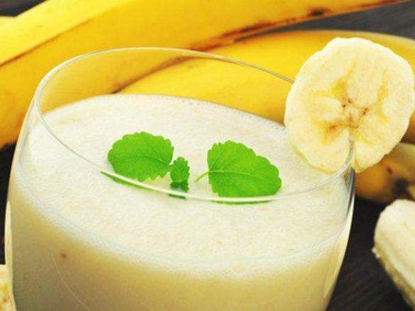 Klassischer Bananenshake