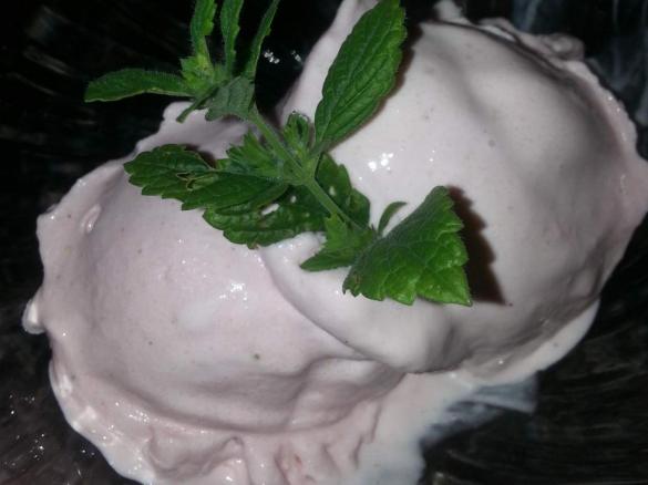 Mascarpone-Erdbeer-Eis