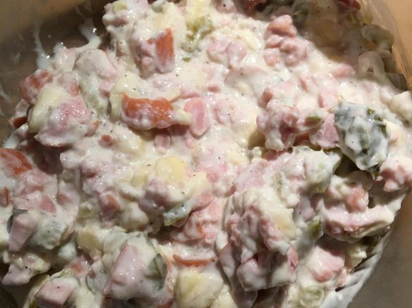 Fleischsalat fettreduziert