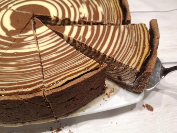 Zebra Käsekuchen