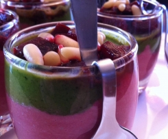 Rote Beete-Thunfisch-Mousse mit Petersilien-Emulsion