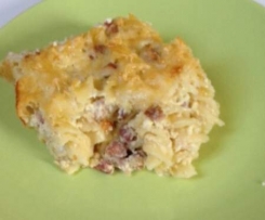 Nudelauflauf Carbonara ruck-zuck