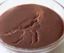 Schokoladen Pudding mit Kaffee Sahne geschmack