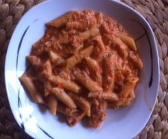 Penne mit Thunfischsoße